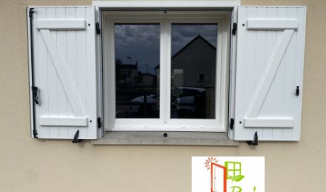 Domobaie - Volet battant - Aluminium - Bois - PVC - Nevers - Cosne sur Loire - Sur mesure - motorisé - persienne - Porte fenêtre - Porte d' entrée