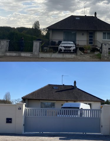 Domobaie - Fenêtre - Nevers - Cosne sur Loire -Portail aluminium sur mesure - Clôture sur mesure - Menuiserie - Aluminium - PVC 