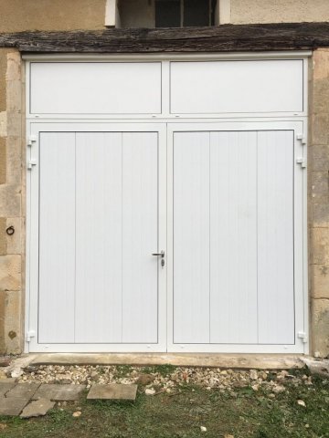 Domobaie - Nevers - Cosne sur Loire - Porte de garage enroulable - SOMFY - Porte de grange - Design -  Aluminium isolé -  Sur mesure - Pvc - Bois - Anthracite - Grand ensemble