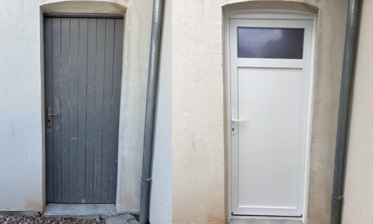 Domobaie - Volet battant - Aluminium - Bois - PVC - Nevers - Cosne sur Loire - Sur mesure - motorisé - persienne - Porte fenêtre - Porte d' entrée