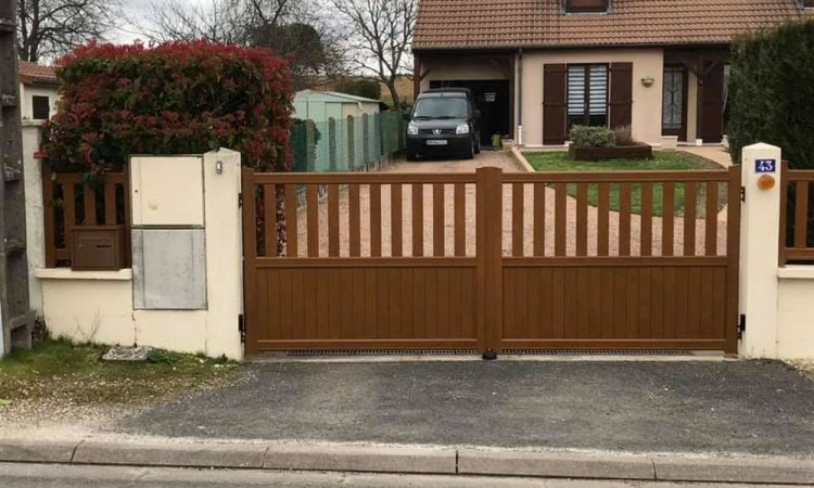Pose de portails et de clôtures - Nevers - DomoBaie  - Portail aluminium - Nevers - Nièvre - Cosne sur loire